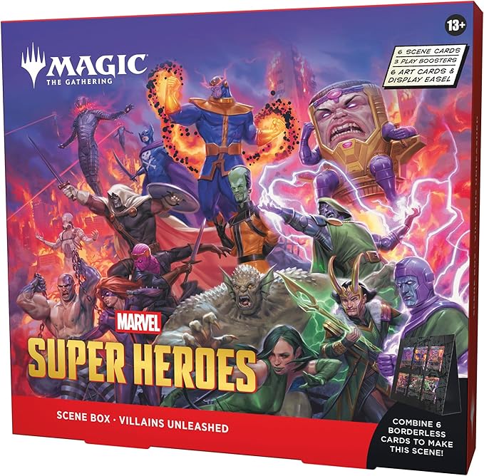 MTG - SCENE BOX VILLANOS DESATADOS MARVEL SUPER HEROES (RESERVA)