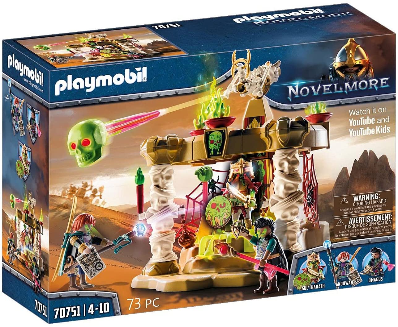 Playmobil sal'ahari sands - templo del ejercito de esqueletos