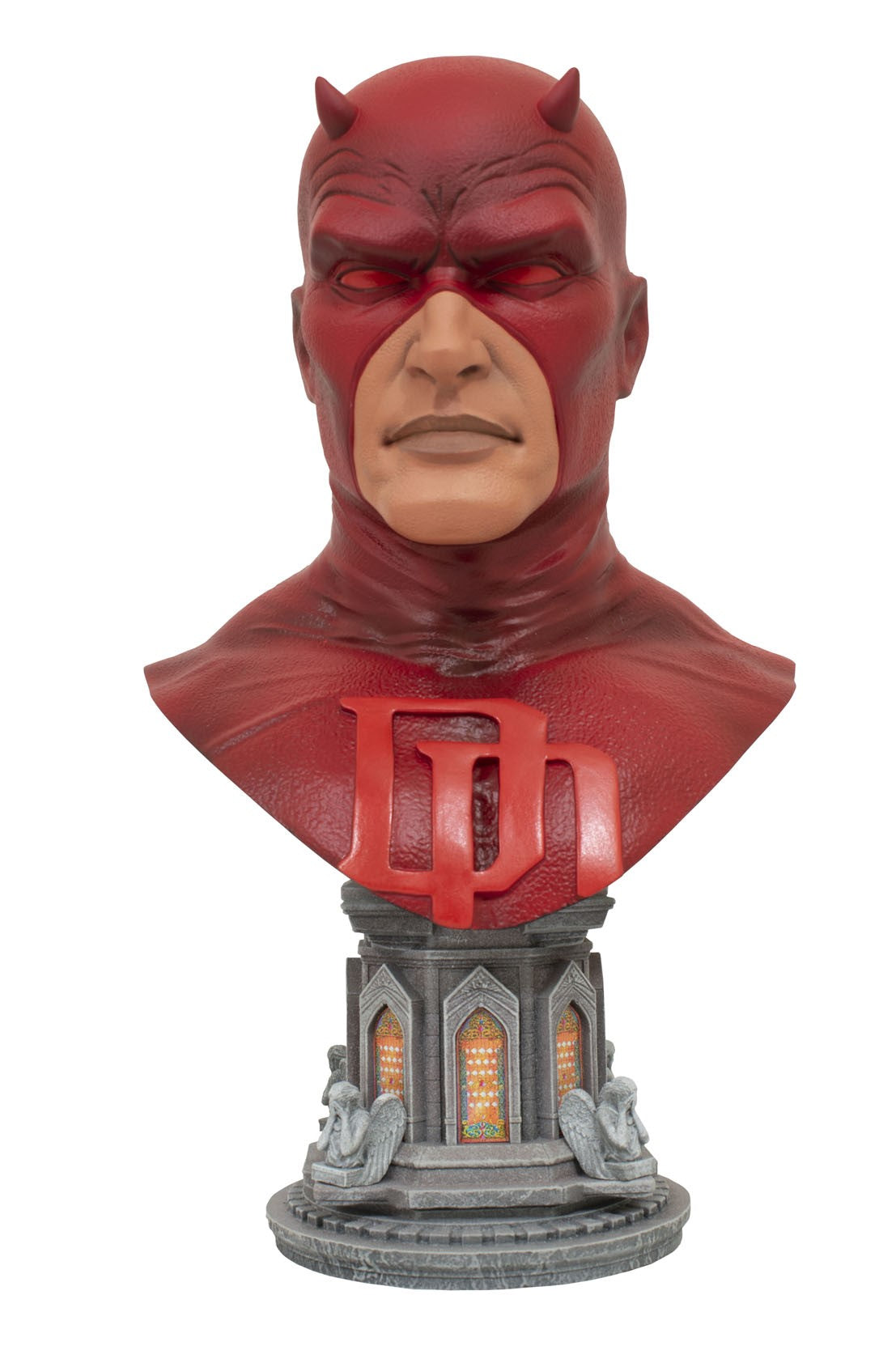 Busto de resina diamond select toys marvel legends daredevil 3d 1 - 2 scale 25 cm