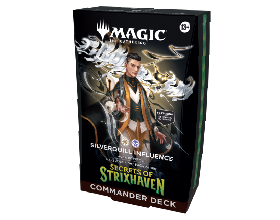 MTG - SECRETS OF STRIXHAVEN COMMANDER DECK SILVERQUILL INFLUENCE (RESERVA)