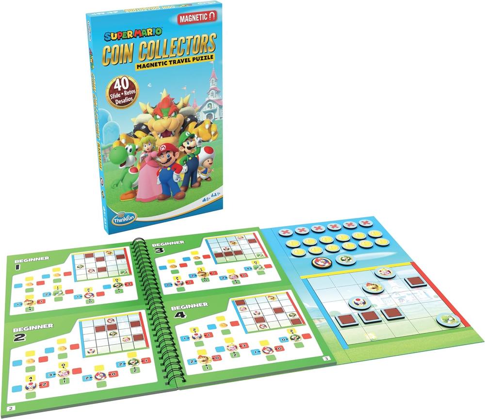 Puzzle magnético de viaje super mario