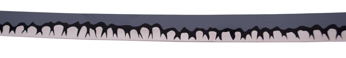 Katana S0314 de Vergil Yamato de Devil May Cry 5, réplica no oficial de 101 cm hoja de acero con imprimación en la hoja, vaina de madera forrada con piel negra, mango encordado blanco. Con soporte. Ref. S0314