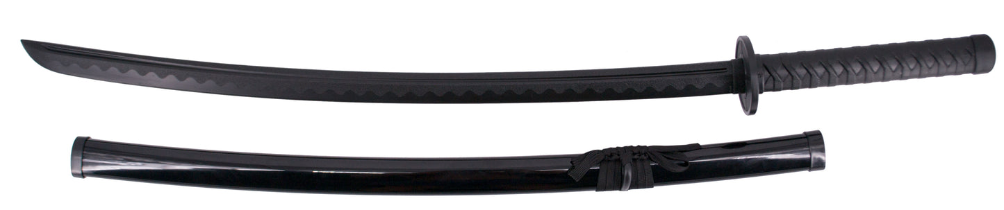 Katana S0518 de entranamiento con funda de 105 cm, realizada en pástico de gran resistencia con una hoja de 76 cm. Ref. S0518