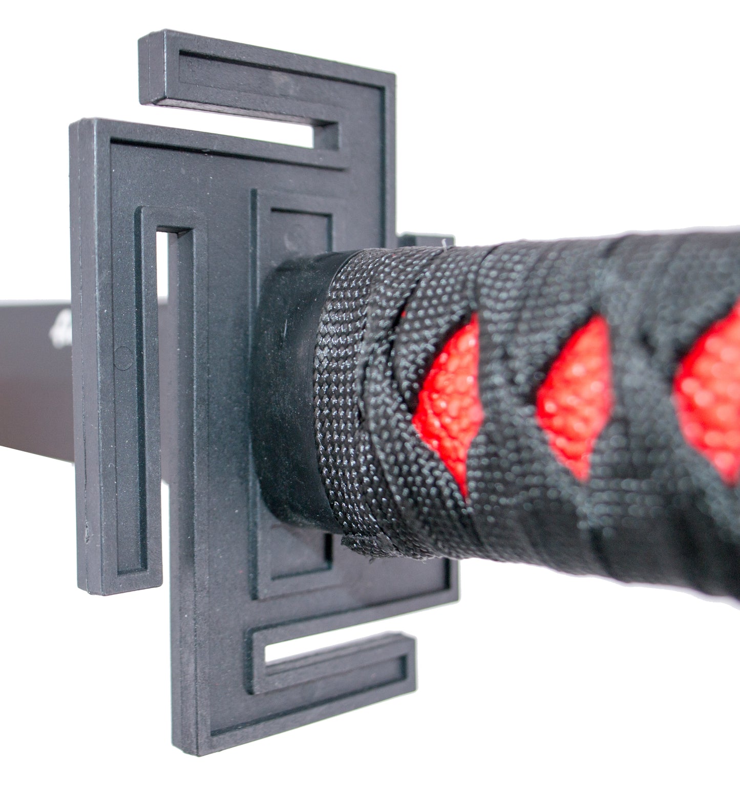 Katana S5064 Tensa Zagetsu Ichigo Kurosaki de Bleach réplica no oficial de 102 cm hoja de bambú negra, vaina negra, mango encordado negro. Ref S5064