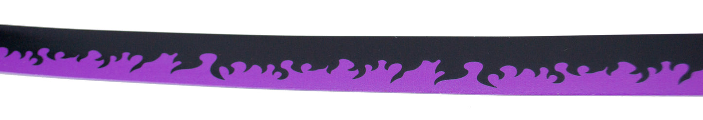 Katana S5074 Katana Enma de Zoro de One Piece réplica no oficial acabada en lila, de 104 cm hoja de acero acabada en negro con detalles en el corte lilas, con vaina lila con detalles dorados y encordado rojo