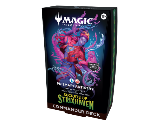 MTG - SECRETS OF STRIXHAVEN COMMANDER DECK PRISMARI ARTISTRY (RESERVA)