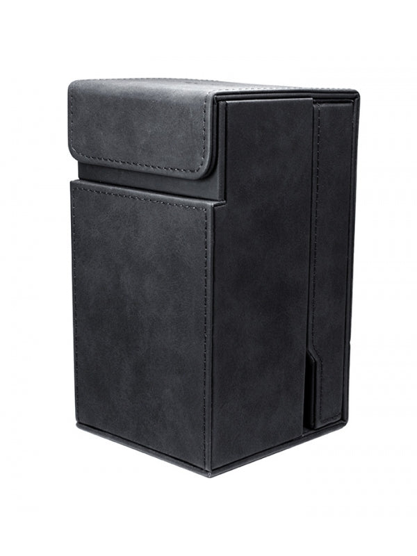 Caja de mazo Alcove Dice Tower Deck Box Jet Black negro Ultra Pro