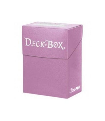 Caja de mazo Deck Box Solid Rosa Ultra Pro.