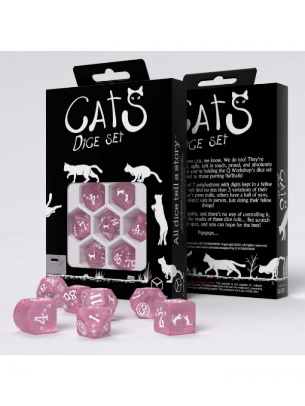 Dados de Gatos - Daisy (7 unidades) - Q Workshop