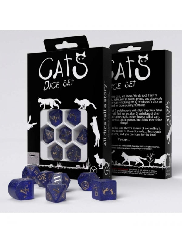 Dados de Gatos - Meowster (7 unidades) - Q Workshop