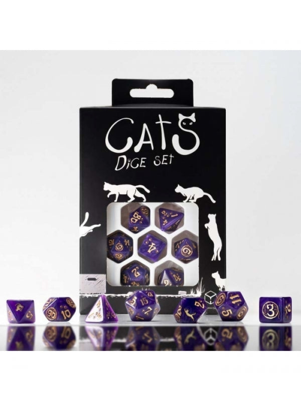 Dados de Gatos - Purrito (7 unidades) - Q Workshop