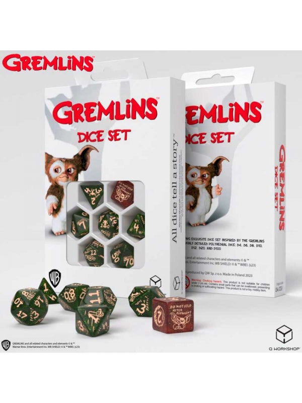 Dados de Gremlins (7 unidades) - Q Workshop