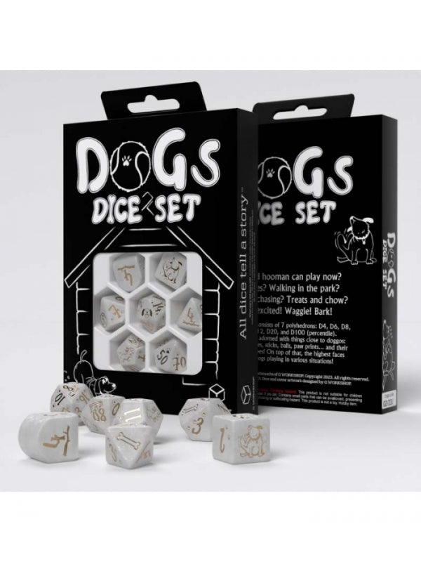 Dados de perros - Charlie (7 unidades) - Q Workshop