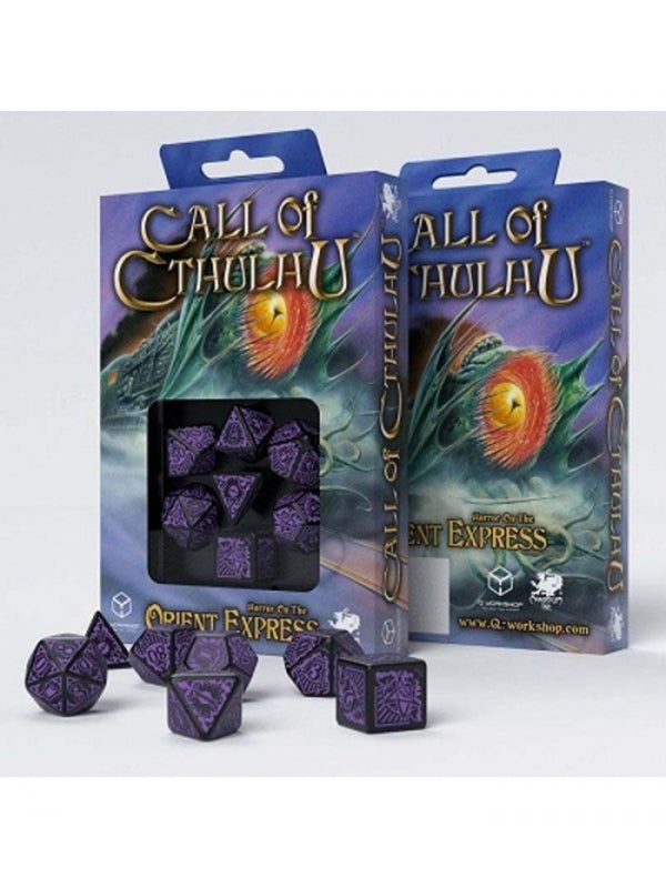 Dados Horror on the Orient Express (7 unidades) - Call of Cthulhu - Q Workshop
