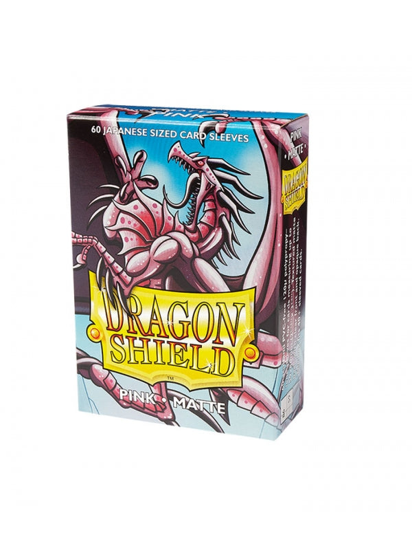 Fundas small 59mm x 86mm Japanese Matte Rosa (60 fundas) Dragon Shield.