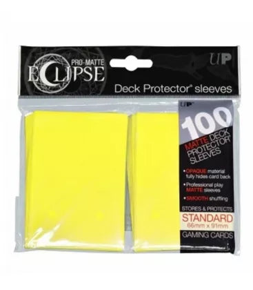 Fundas Standard Eclipse Pro Matte Amarillo (100 fundas) Ultra Pro.
