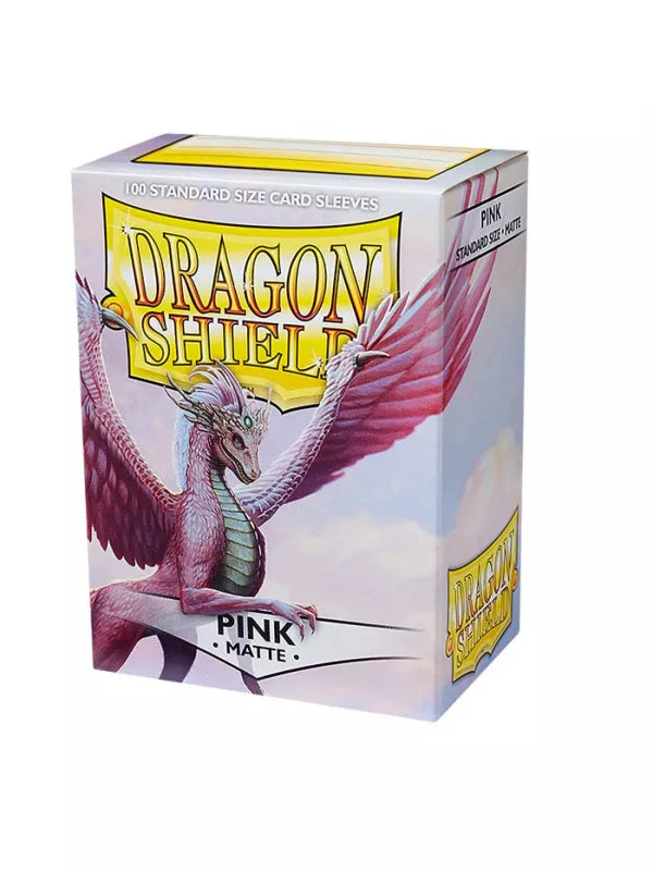 Fundas Standard Matte Rosa (100 fundas) Dragon Shield.