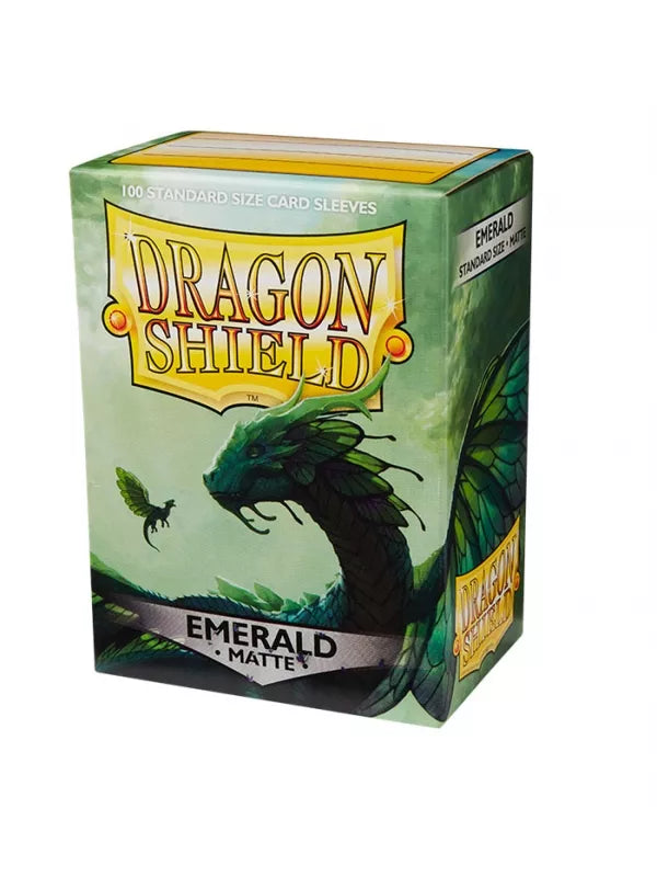 Fundas Standard Matte Verde Esmeralda (100 fundas) Dragon Shield.
