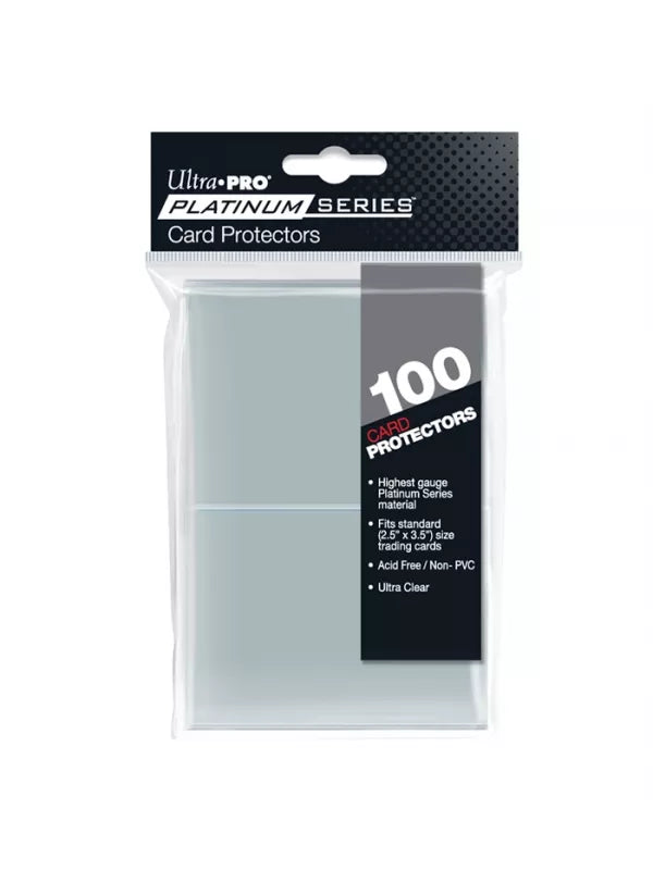 Fundas Standard Platinum Series 2-1/2" X 3-1/2" Transparente (100 fundas) Ultra Pro.