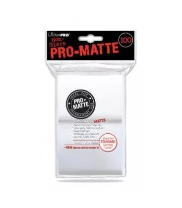 Fundas Standard Pro Matte Blanco (100 fundas) Ultra Pro.