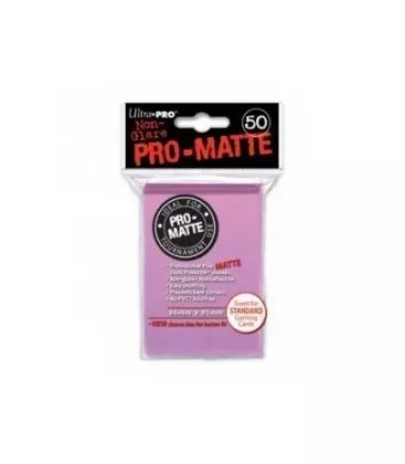 Fundas Standard Pro Matte Rosa (50 fundas) Ultra Pro.