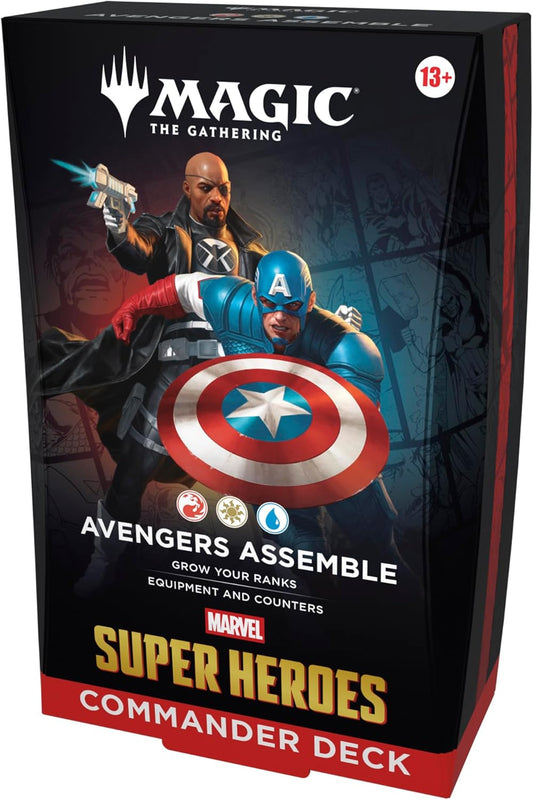 MTG - MARVEL SUPER HEROES COMMANDER DECK AVENGERS ASSEMBLE (RESERVA)