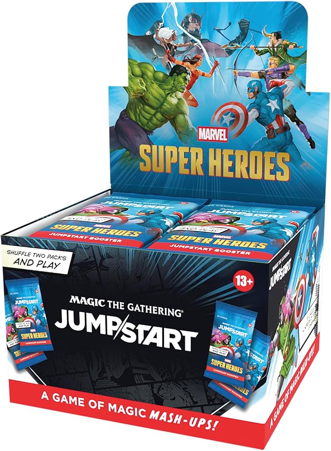 MTG - JUMPSTART BOOSTER DISPLAY MARVEL SUPER HEROES INGLES (RESERVA)