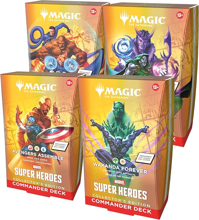 MTG - COLLECTOR'S EDITION (4 MAZOS) MARVEL SUPER HEROES (RESERVA)