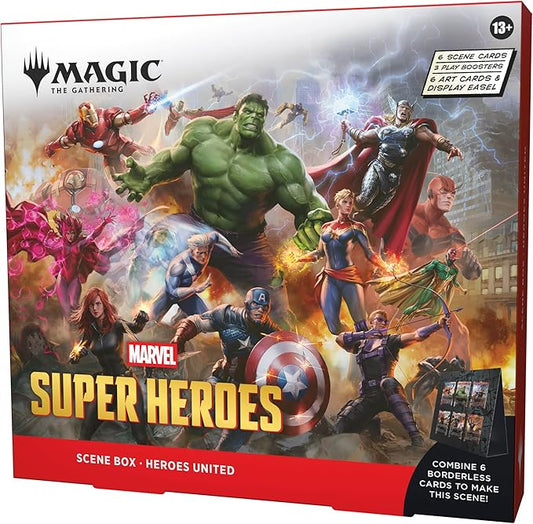 MTG - SCENE BOX HEROES UNIDOS MARVEL SUPER HEROES (RESERVA)