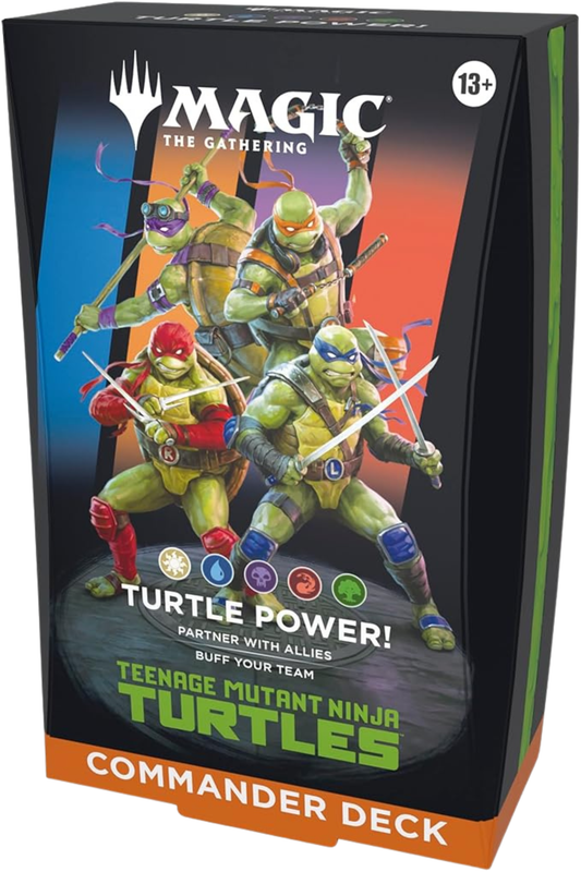 MTG - TURTLE POWER! COMMANDER DECK TEENAGE MUTANT NINJA TURTLES INGLES (RESERVA)
