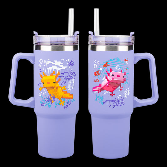 Vaso termo con pajita paladone minecraft