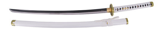 Katana Funcional S5021H Shusui Wado Ichimonji de Zoro de One Piece réplica no oficial de 105 cm hoja de acero al carbono AISI 1045 acabada en negro con el corte en satinado
