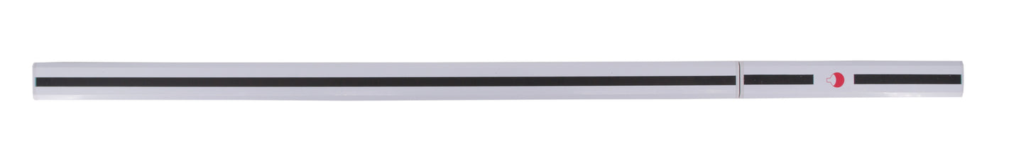 Katana S5040B Sasuke Uchiha de Naruto réplica no oficial de 102 cm hoja de bambú negra con el corte en satinado, vaina blanca. Ref. S5040B