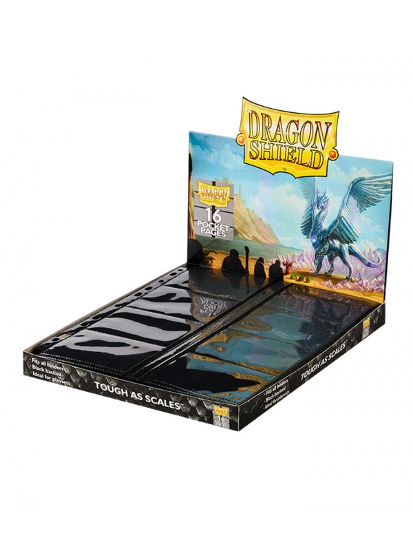 Álbum Páginas de 16 bolsillos para cartas Clear Dragon Shield