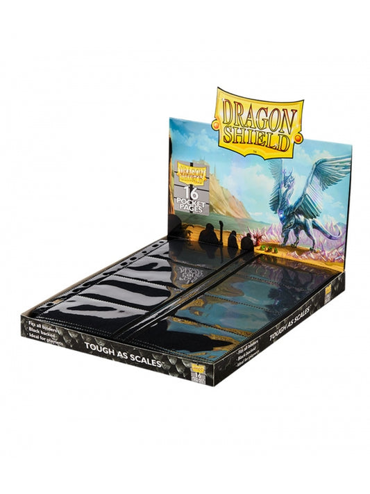 Álbum Páginas de 16 bolsillos para cartas Clear Dragon Shield