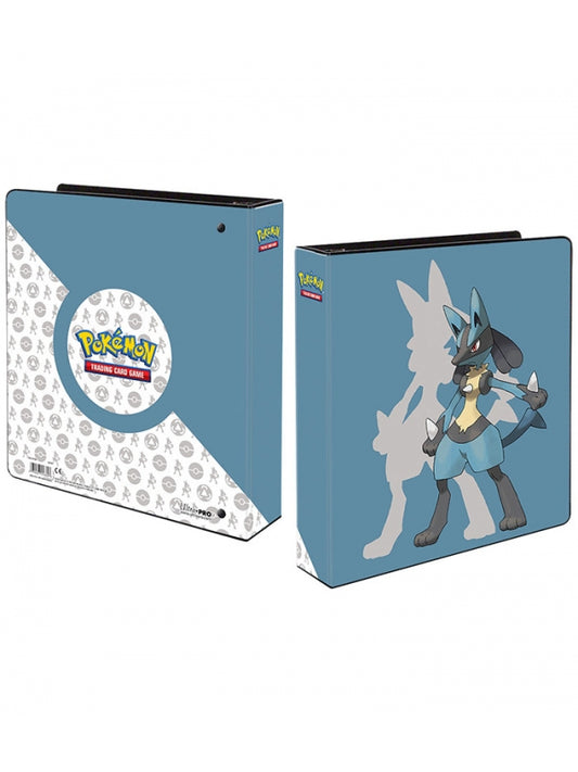 Archivador 2" 3 anillas álbum Lucario Pokemon Ultra Pro.