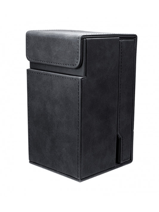Caja de mazo Alcove Dice Tower Deck Box Jet Black negro Ultra Pro