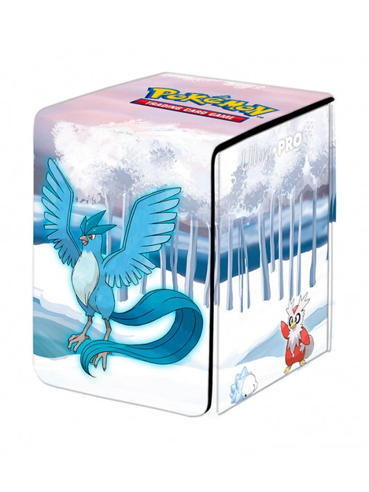 Caja de mazo Alcove Flip Deck Box Gallery Series Frosted Forest Articuno Pokemon Ultra Pro