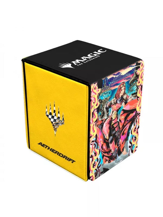 Caja de mazo Alcove Flip Deck Box Variant Art PW Aetherdrift Magic The Gathering - Ultra Pro