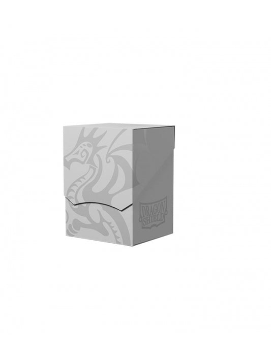 Caja de mazo Ashen White Blanco Dragon Shield