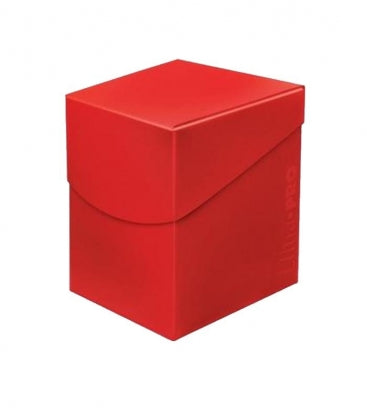 Caja de mazo Deck Box Eclipse 100 Rojo Ultra Pro.