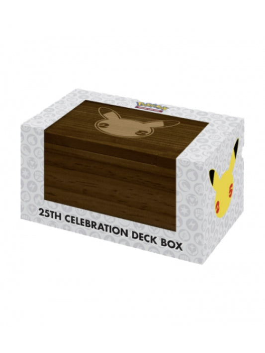 Caja De Mazo Deck Box Edición Limitada 25º Aniversario Pokémon Ultra Pro.