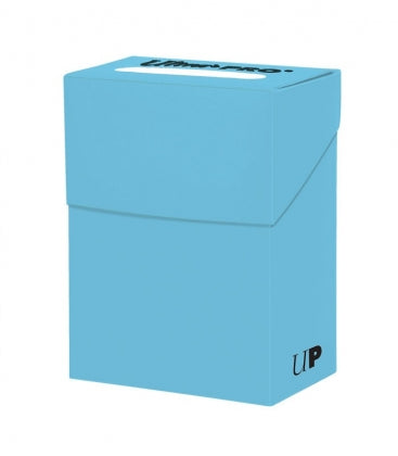 Caja de mazo Deck Box New Solid Azul Claro Ultra Pro.