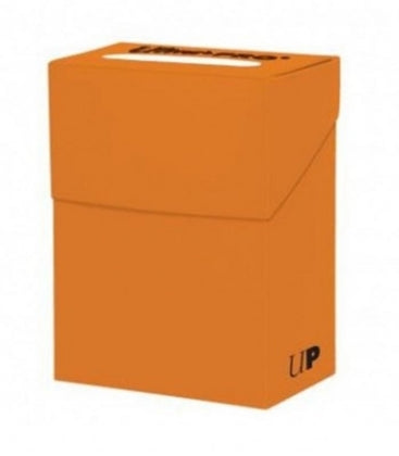 Caja de mazo Deck Box New Solid Naranja Ultra Pro.