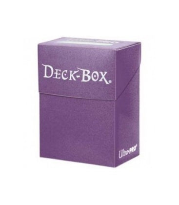 Caja de mazo Deck Box Solid Morado Ultra Pro.
