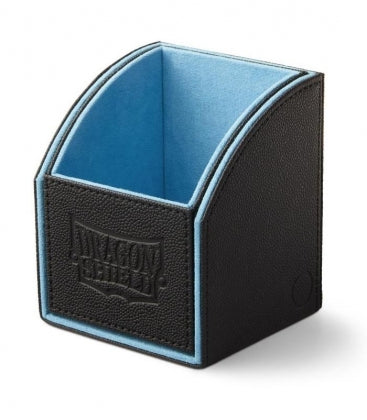 Caja de mazo Nest Box Dragon Shield Simple - Color Negro/Azul