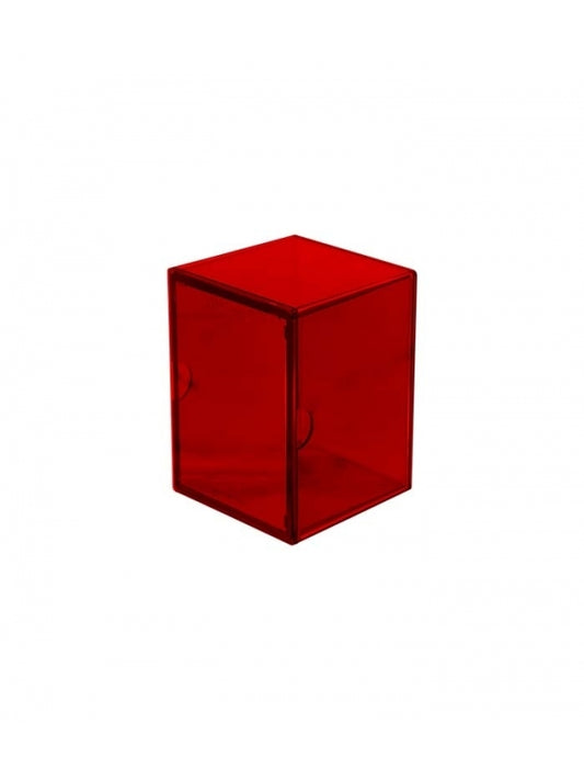Caja de mazo para cartas Eclipse de 2 piezas Deck Box Apple Red rojo Ultra Pro