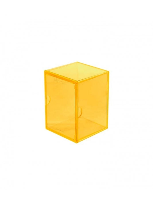 Caja de mazo para cartas Eclipse de 2 piezas Deck Box Lemon Yellow amarillo Ultra Pro