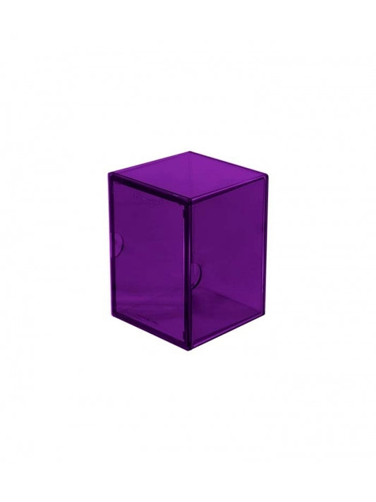 Caja de mazo para cartas Eclipse de 2 piezas Deck Box Royal Purple morado Ultra Pro