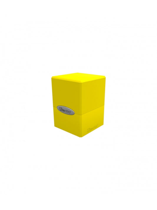 Caja de mazo Satin Cube Deck Box amarillo Ultra Pro
